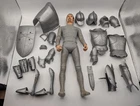 Louis Marx Sir Stuart Silver Noble Knight Action Figure 11.5-inch 1968 Vintage