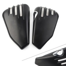 2 Pcs New Black Battery Side Cover Fit For Harley Davidson Sportster 1200 14-21