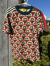 Gucci x Adidas Trefoil Print T-Shirt