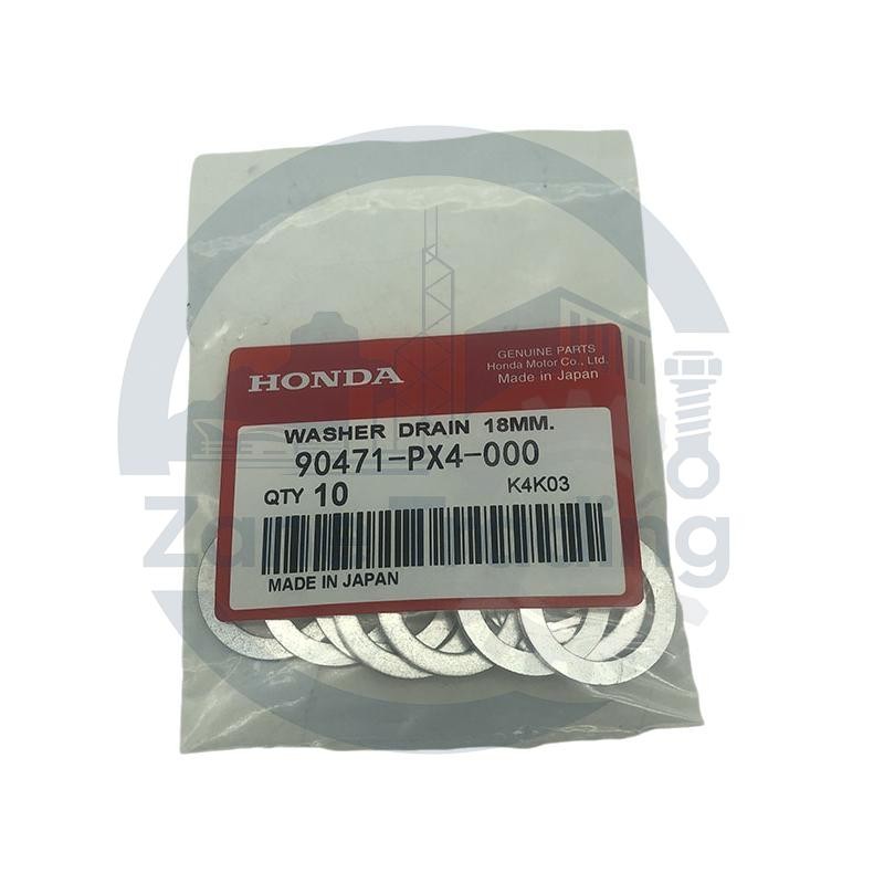 10PC 18MM TRANS DRAIN PLUG CRUSH WASHER GASKETS (90471-PX4-000)FOR HONDA/ACURA