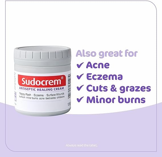 Septic Rash Cream Sudocrem Antiseptic Healing Cream 125g for aby Nappy Rash, Eczema ...