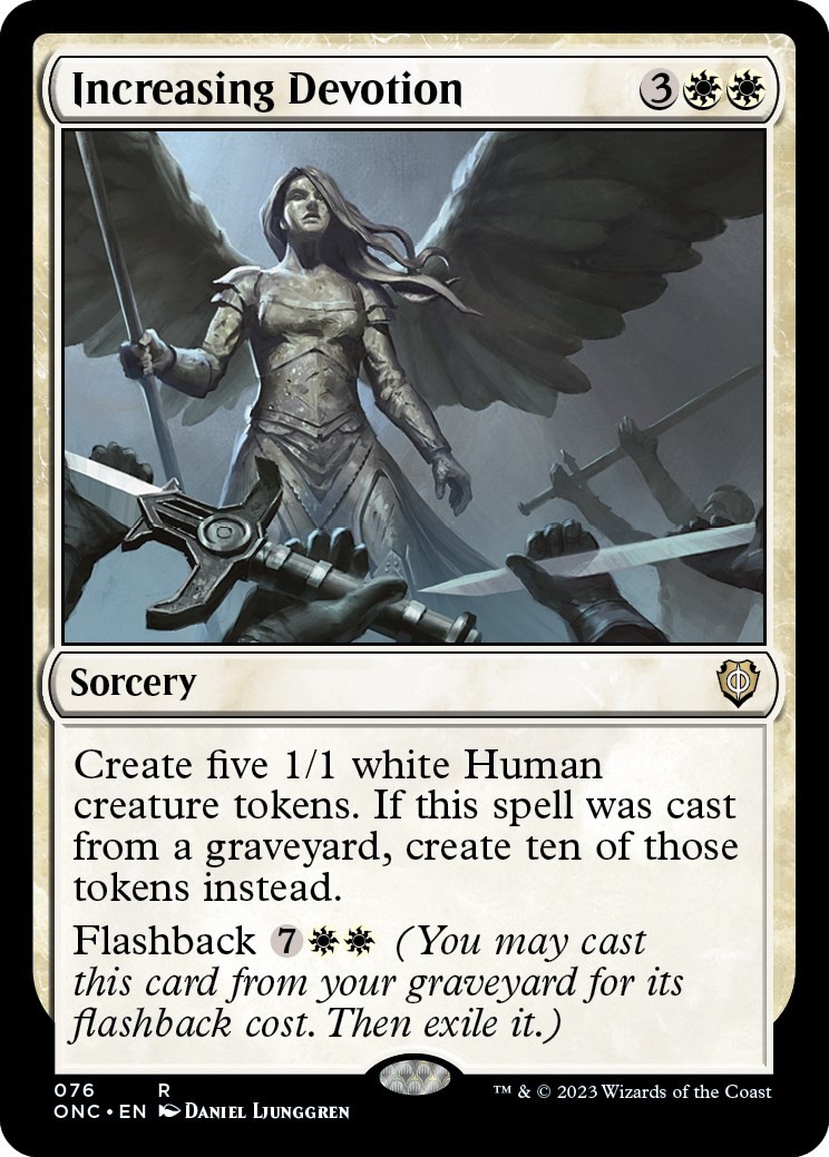 MP - Increasing Devotion ONC - 76 Commander: Phyrexia: All Will Be One