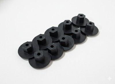 10pc Mercedes Benz Plastic Nuts Self-Threading 4.2 mm A2019900050 Free Shipping