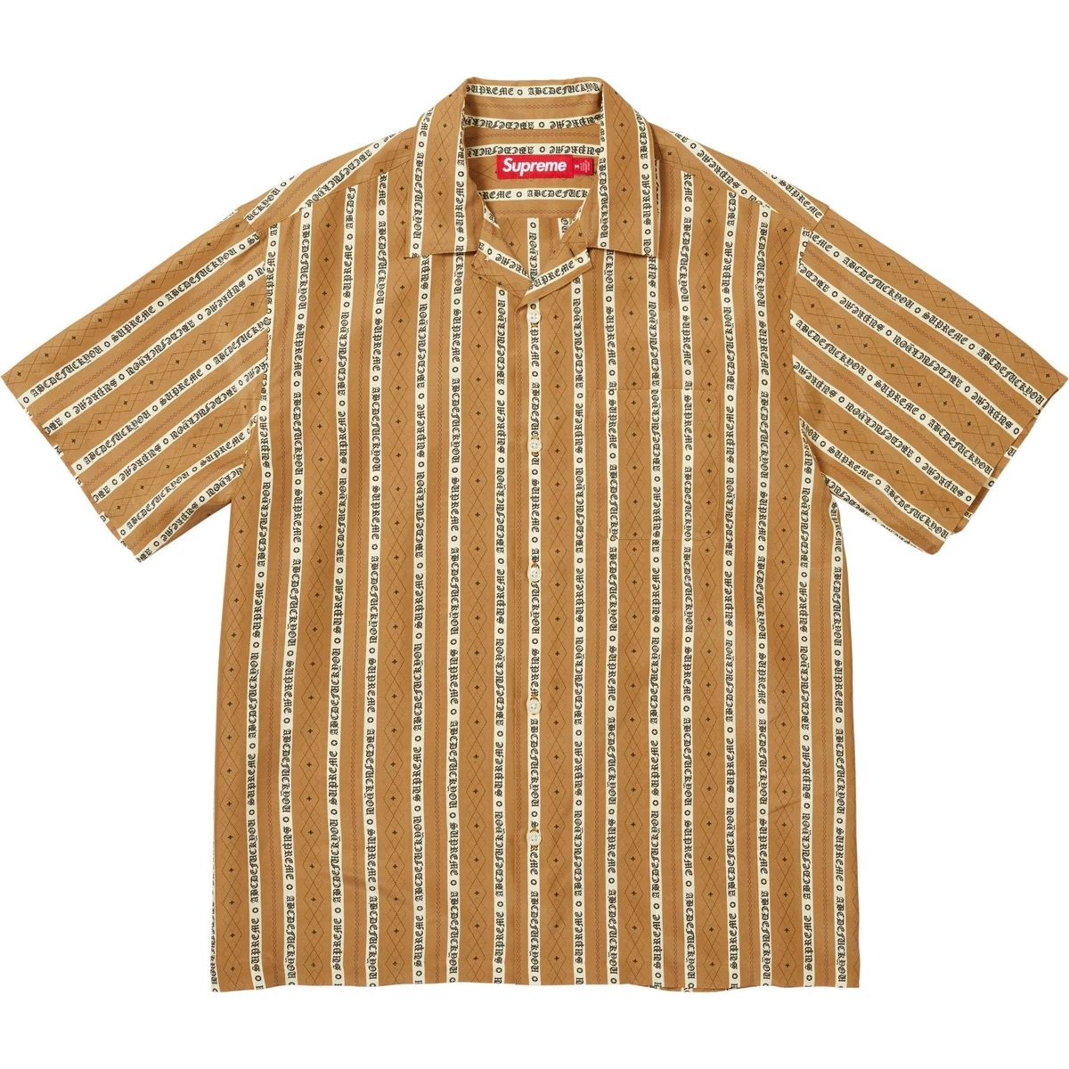 Supreme Gold Shirts for Men for sale | eBay