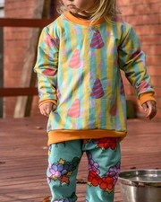 Cookies  Scream Kids Bright HiLo Party Hat Jumper Size 5 Scandi-like