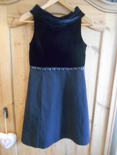 Beautiful!! Ladies Black A Line  "Cowl neck' Vintage Dress