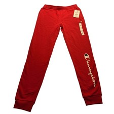 Champion Boys Signature Fleece Jogger Lychee Red XL 18/20 Athletic Pants NWT