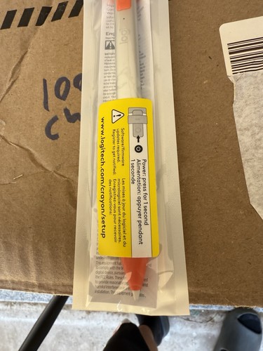 Logitech Crayon Digital Pencil for Apple iPad 2018 and Later New Sealed Drawing - 第 3/4 張圖片
