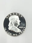1962 Ben Franklin half dollar proof silver