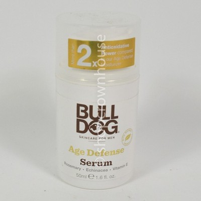 Bull Dog Skincare for Man AGE DEFENSE SERUM 1.6 fl oz Rosemary Enchinacea
