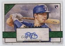 2020 Topps Gallery Green Auto /99 Nick Solak #31 Auto 1oz2