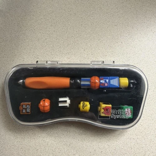 LEGO Writing System Basketball Pen Set Ages 6+ NEW - A Pen You Connect & Build