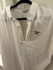 Baltusrol - Peter Millar Men's XL White Pink Striped Polo Shirt