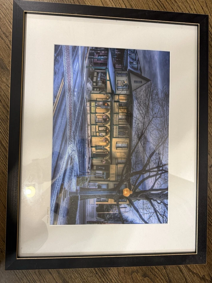 Fotografía firmada por Donald Reese - Restaurante Glassmyer’s - Trappe PA  Foto 2 de 4