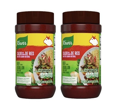 Knorr Shelf Stable Granulated Beef Bouillon Seasoning 2.0 lb Jar 2-pack