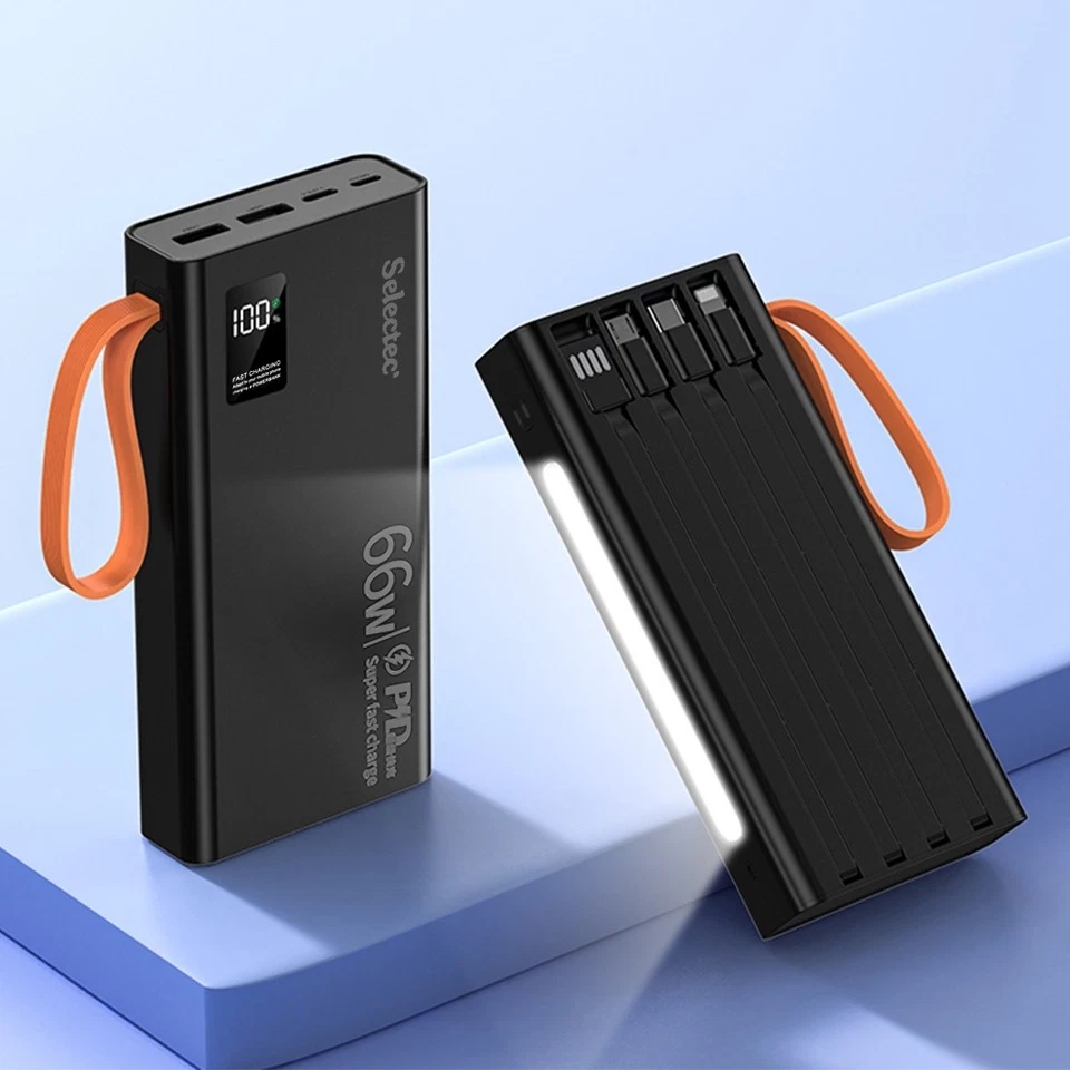 Powerbank 1000000mAh 66W USB-C Externer Batterie 4 USB Ladegerät für Alle Handys - Bild 2 von 4