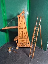 Elastolin 70mm 7cm medieval siege tower and Ladder