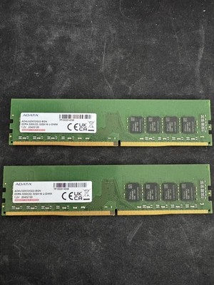 ADATA 64GB Kit (2x32GB) DDR4 3200MHz UDIMM Desktop RAM AD4U320032G22-BGN 
