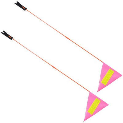 #ad 2 Pcs Reflective Flag for Bike Child Seat Caution Flags Bikes Bicycle $26.39