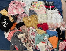 Lot Of 47pcs Baby Clothing Sizes 0 Months-24 Months- Mix Match Assorted Brands