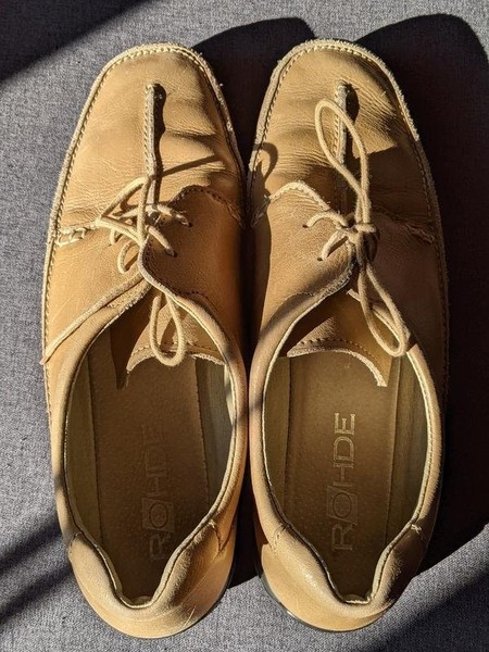 Men Ecco Heels Mustard Leather 41