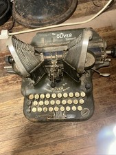 Old Vintage Antique Oliver Standard Visible Typewriter No. 3Parts or Repair Old thumbnail