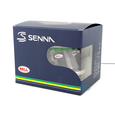 Ayrton Senna 30 Years Legacy Mini Helmet - 1:2 Scale Bell Helmet