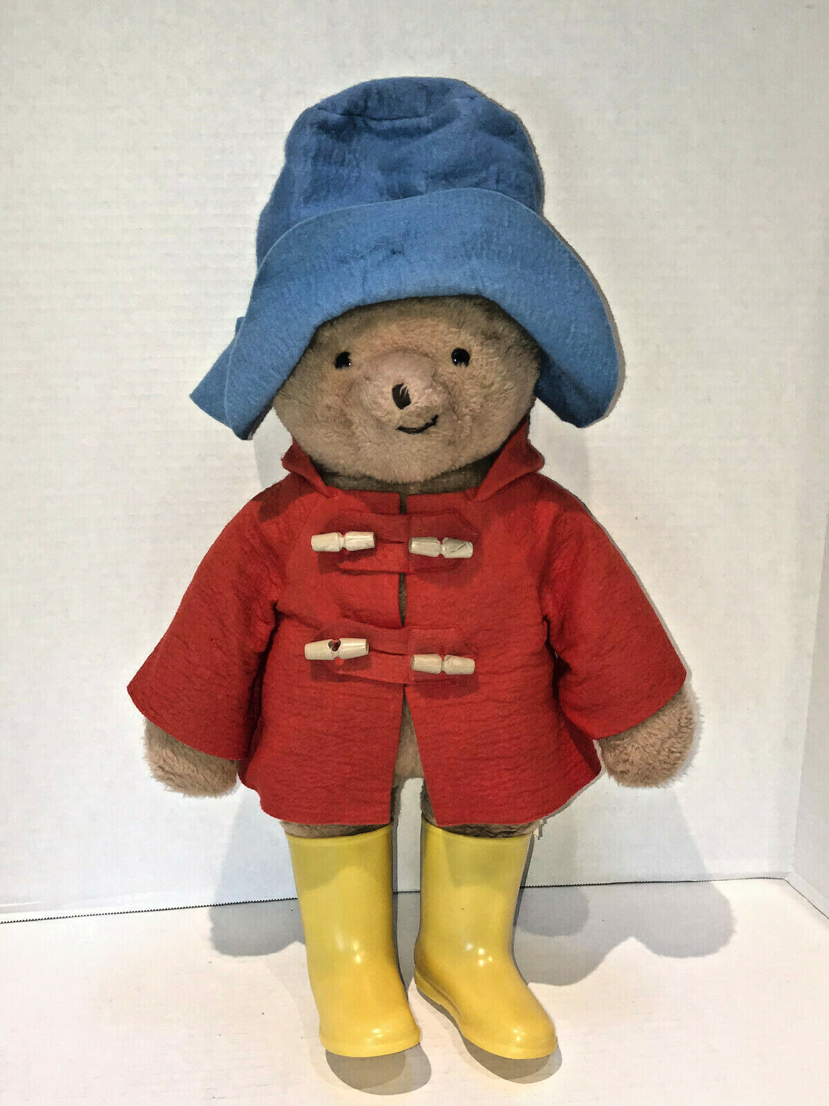 Paddington Bear Dressed Plush Soft Toy Figure Yellow 