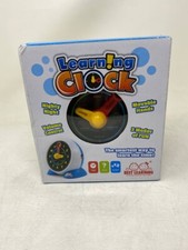 Learning Clock Educational Talking Learn to Tell Time Teaching Light Up Toy New