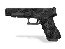 Gen 3 Glock 34 / Glock 35 Decal Grip - Cryptic Camo Black 