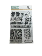 Simon Says Stamp Big Holiday Wishes Clear Stamp Set Christmas Cardmaking