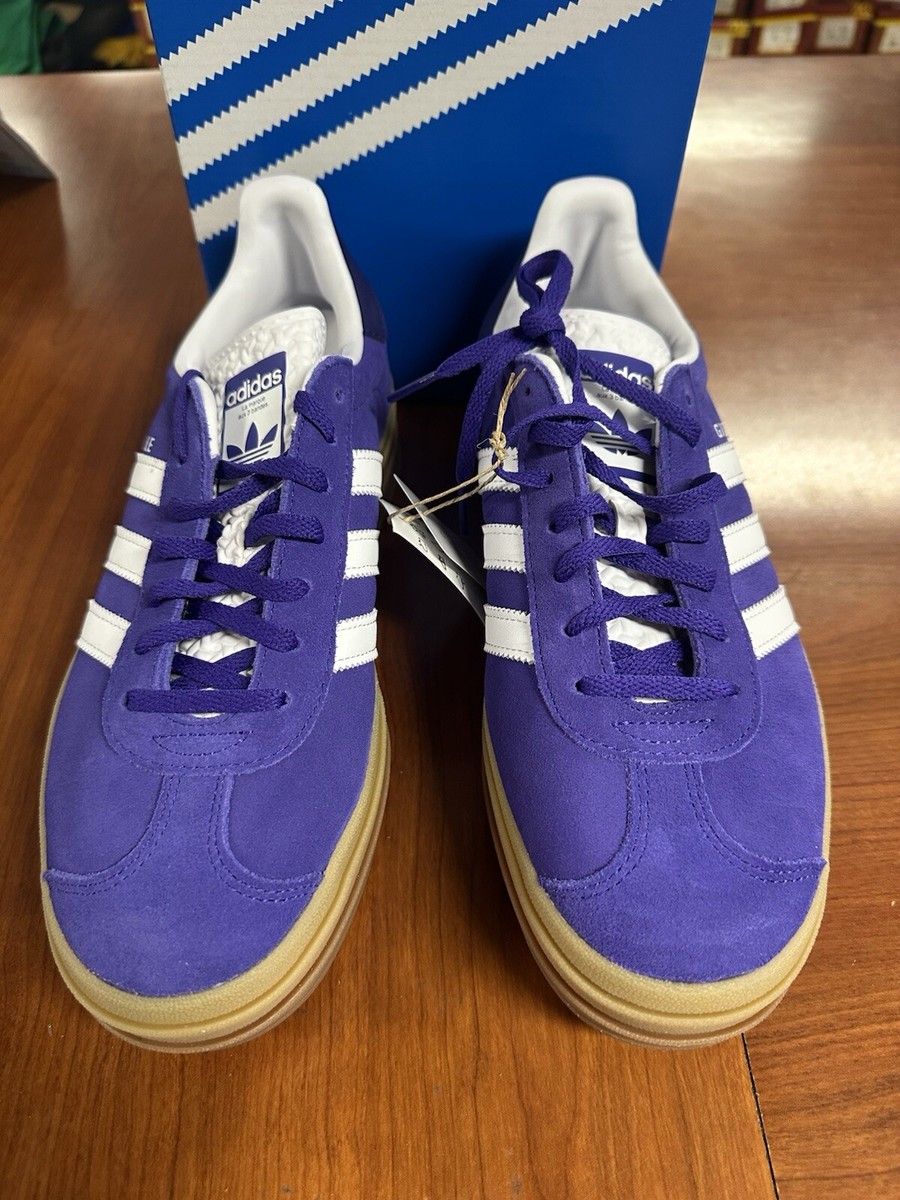 ★adidas★ Gazelle Bold W Purple White IE0419 Adidas Women's Gazelle Bold Originals Purple/White |IE0419