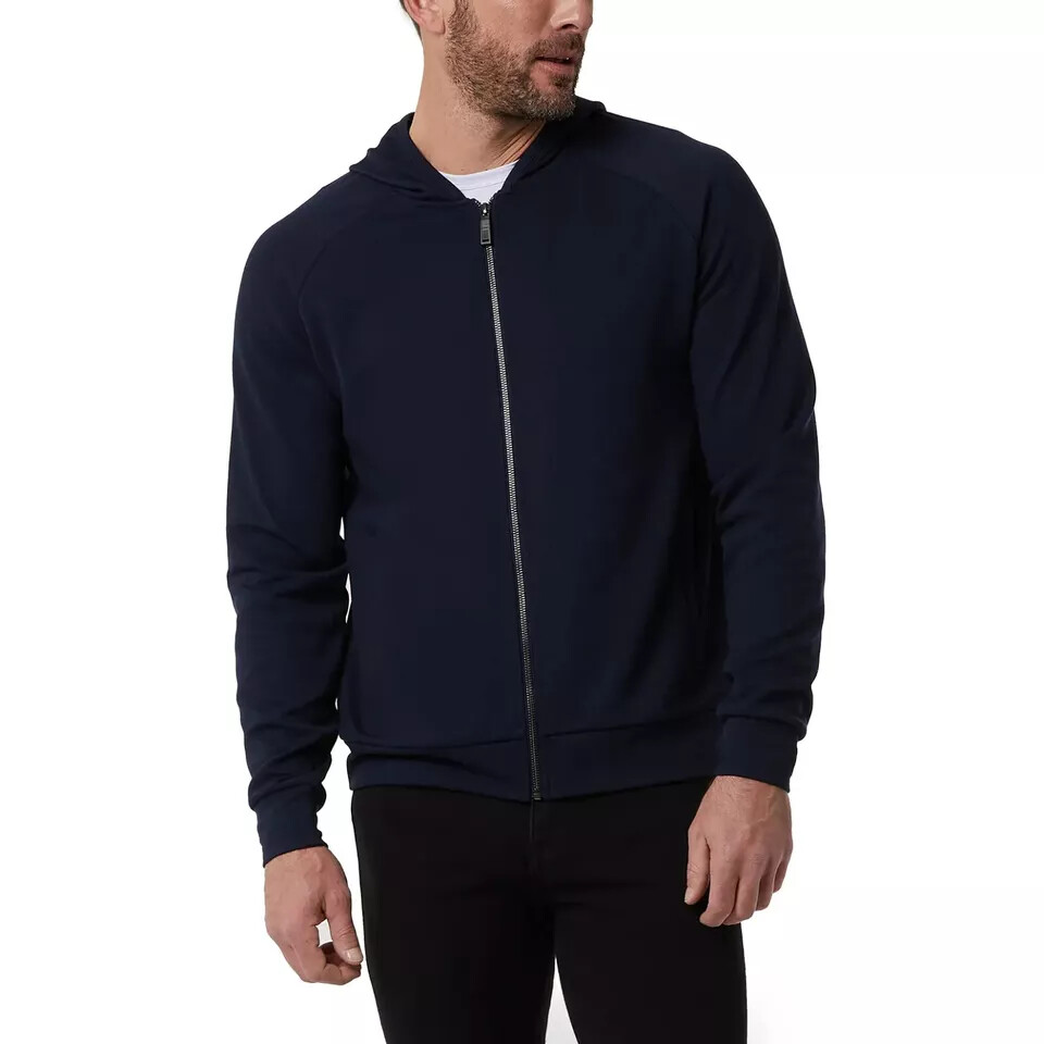 32 Degrees Men's Pique Full Zip Hoodie | A14 | eBay