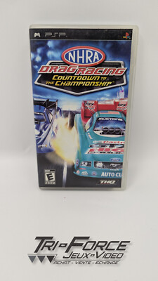 NHRA Drag Racing Countdown to the Champion Playstation Portable PSP CIB Complete