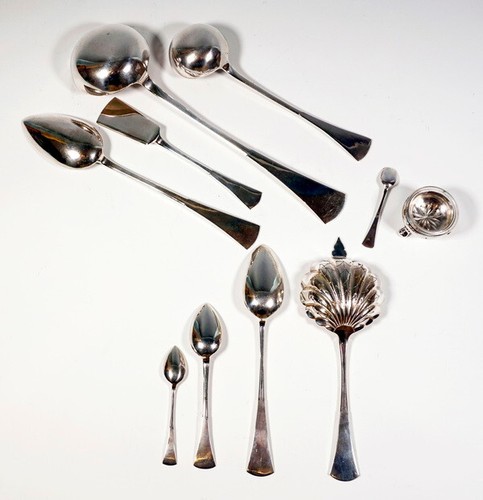 GROSSES SILBER BESTECK WIEN 12 PERSONEN DIANAKOPF SILVER KASSETTE 95 STÜCK - Bild 6 von 8
