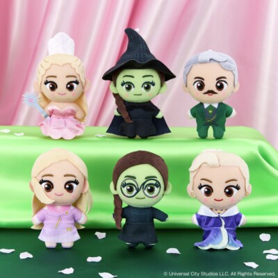 Wicked Plushie Set of 6 Bandai Namco Limited Editions 2025 | eBay