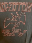 Led Zeppelin 1977 Graphic Print Shirt Mens Small  Band Music Tee Gray 2006