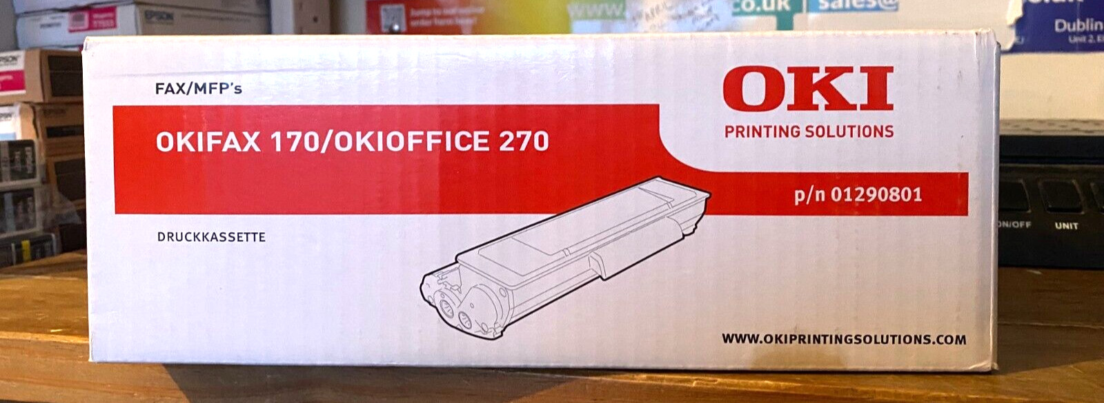 Genuine OKI Toner - FOR OKIFAX 170 & OKIOFFICE 270 (INC VAT) BOXED