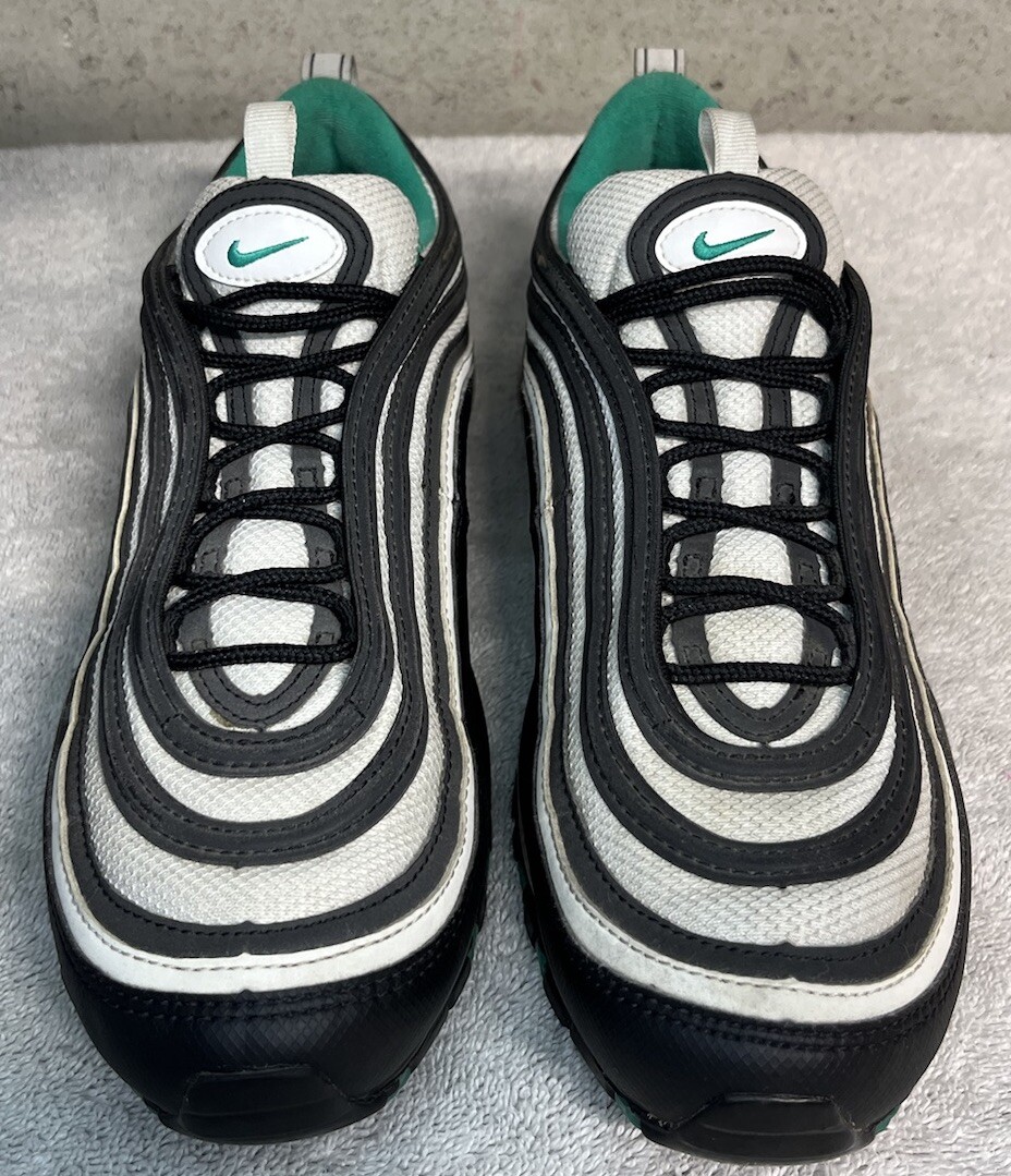 Nike Air Max 97 Black Clear Emerald Green White Sneakers 921826