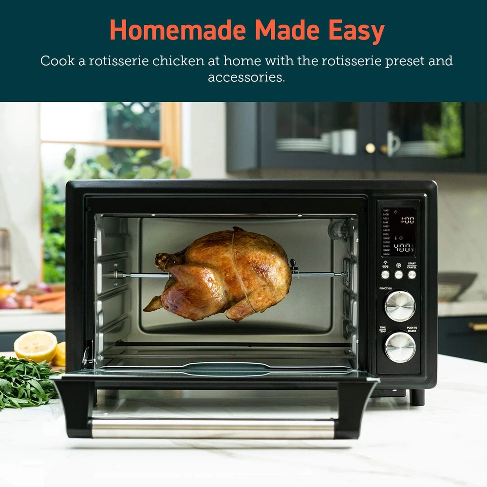 Smart 32Qt 13-in-1 Air Fryer Toaster Oven with App & Voice Control