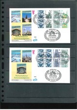 Berlin Heftchenblatt - HBL. 22 + 23 + Zusammendrucke auf Beleg mit Sonderstempel