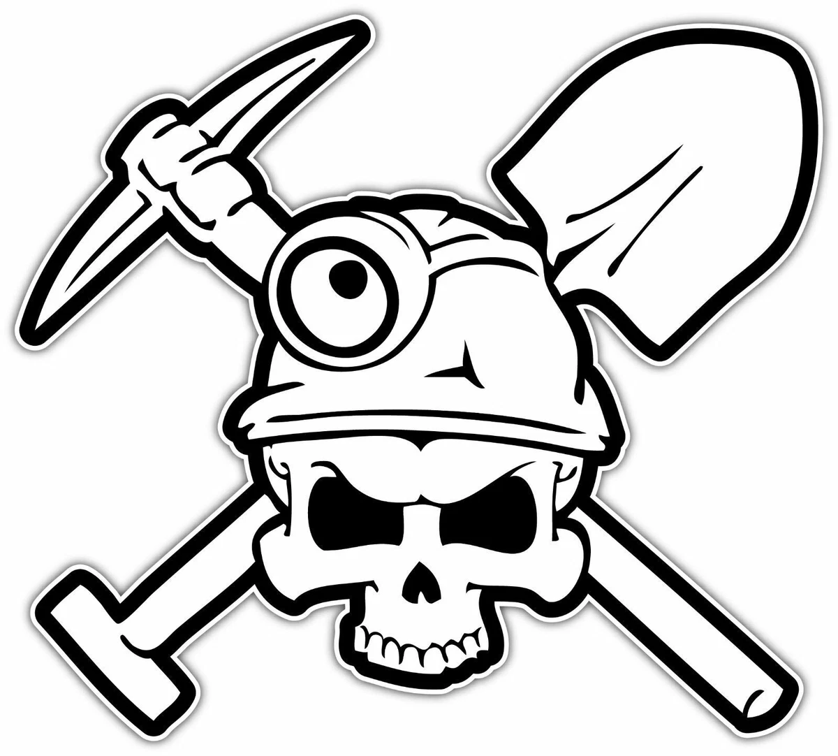 Coal Mining Miner Car Bumper Window Vinyl Sticker Decal 5"X4" | eBay