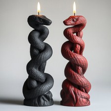 Spirit Snake Candle Silicone Mold DIY Diffuse...