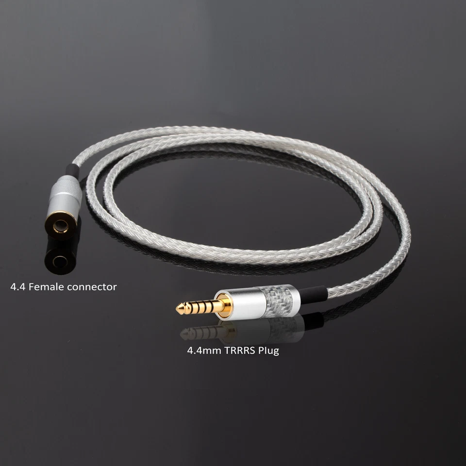 2.5mm/3.5mm/4.4mm/6.35/XLR Male Plug to 4.4mm Female Extension Headphone Cable - Image 4 of 4