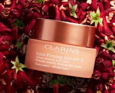 Clarins Extra-Firming Jour SPF 15 Anti-Falten Tagescreme für Alle Hauttypen 50ml - Bild 1 von 4