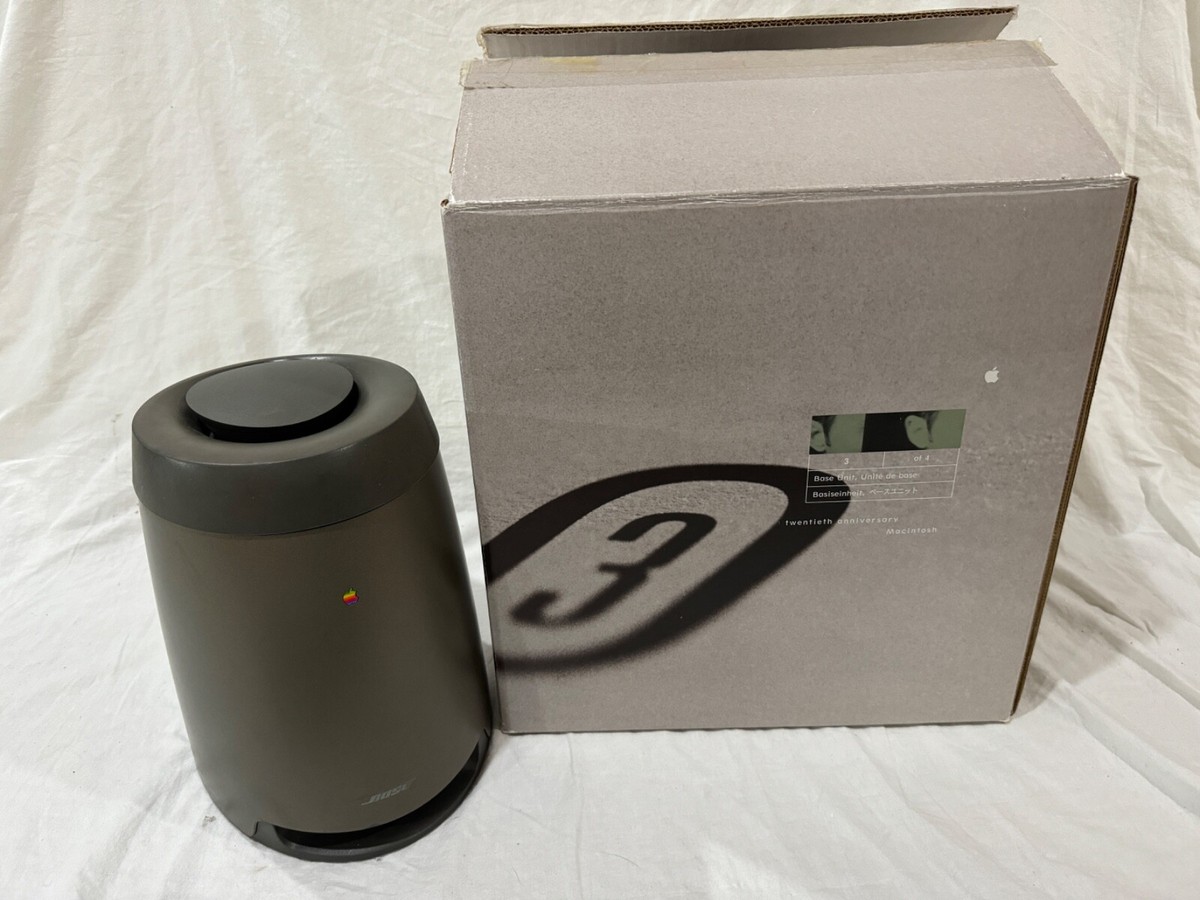 Vintage Apple 20th Anniversary Macintosh Bose Unit (buzz fix