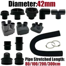 42mm Pipe Ducting T Y Piece & Warm Air Outlet Vent Hose For Diesel Heater Hose