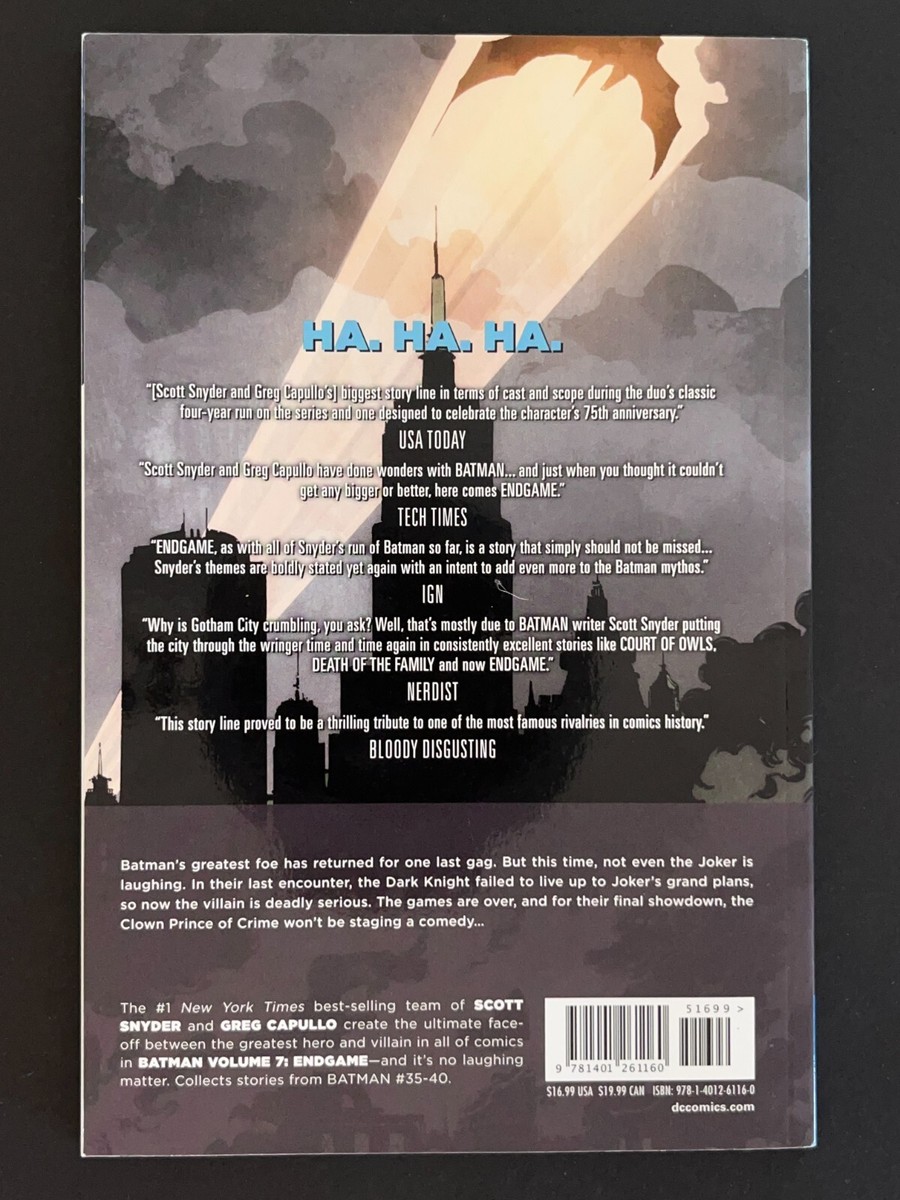 Batman Volume 7 Endgame (DC Comics 2015/2016, Softcover, Graphic
