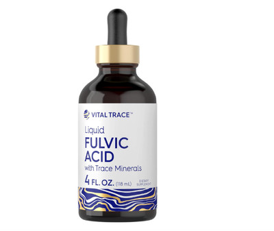 Fulvic Acid Drops 4 fl oz | Liquid Trace Minerals | Ionic Supplement | V