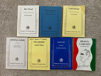 Lot of 7 Play Drama Script Books Acting Edition, Samuel French Inc, Paperback | eBay
